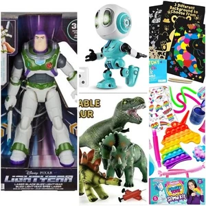 Toy Bundle - BuzzLightyear, Dinosaur, Robot, Scratch Art, Slime Kit (RIP £59.99) - Picture 1 of 6