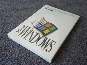 Manual vintage de Microsoft Windows (posiblemente v3.1) con certificado de autenticidad sellado de fábrica nuevo en paquete - Imagen 1 de 5