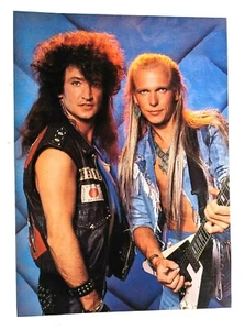 MICHAEL SCHENKER / ROBIN MCAULEY / MAGAZINE FULL PAGE PINUP POSTER CLIPPING (4) - Picture 1 of 1