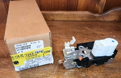 NOS GM 前右手侧门闩锁 2000-03 别克 Olds Pontiac 16637878 — 第 1/4 张图片