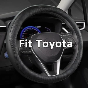 Mikrofaser Leder Lenkradbezug für Toyota, Strukturdesign, Custom F... - Bild 1 von 8