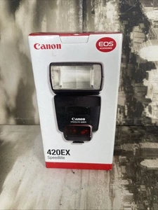 Canon 420EX Speedlite Flash Camera With Case And Accessory Original Box Included - Picture 1 of 5