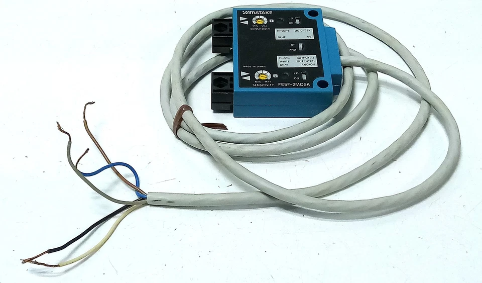 Pepperl Fuchs FE5F-2MC6A 10-28 V DC Fiber Optic Photoelectric Sensor - Image 1 of 4