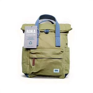 ROKA Corn Yellow Canfield B roll-top backpack pockets BNWT RRP £64.95 - Picture 1 of 7