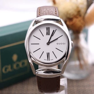GUCCI Horsebit 140.4 Watch Quartz Women's White Dial Swiss Made Swiss Made Round - Picture 1 of 9