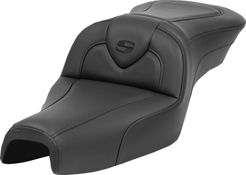 Saddlemen Roadsofa Black Stitched Gel Seat for 2004-2020 Harley Sportster 4.5Gal - Image 1 of 1
