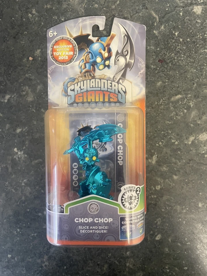 SKYLANDERS GIANTS [S2] Extremely Rare Metallic Blue Chop Chop (Boxed) - Image 1 of 4