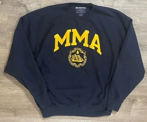 Felpa girocollo Y2K Champion Reverse Weave Maine Maritime Academy MMA XXL - Foto 1 di 12