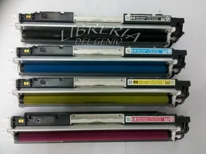 KIT 4 TONER PER HP LASERJET PRO CP1025 CP1025NW CE-310 CE-311 CE-312 CE-313 126A - Imagen 1 de 1