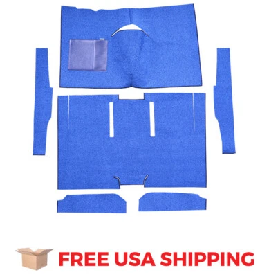 FITS 1960-1965 Mercury Comet 2DR Sedan Auto Bucket Seat Cut & Sewn Loop Carpet Foto 1 de 3