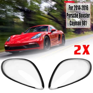 Repuesto de cubierta de lente de faro delantero para Porsche Boxster Cayman 981 2014-2016 - Imagen 1 de 12