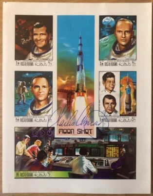 CHARLES CONRAD - orig. Autogramm, NASA, signed, Apollo 12 - Bild 1 von 3