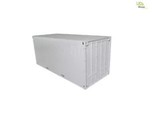 1:14 Contenitore 20 piedi con anta in plastica bianca, Kit thicon-models - Foto 1 di 3