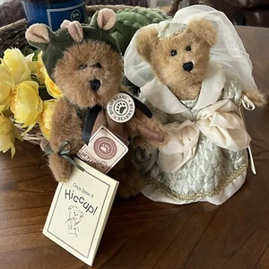 Boyds Bears Plüschtier Bailey & Edmund 2001 nicht mehr produziert Once Upon The Hiccup Set Menge 2 - Bild 1 von 11