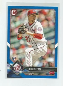 2018 Bowman ERICK FEDDE Blue 010/150 - Picture 1 of 1