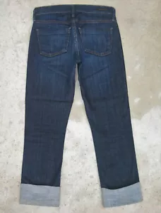 Citizens of Humanity Dani Straight Slim Crop Jeans Wm Sz 24 Dark Blue 25/26 Fit - Picture 1 of 9