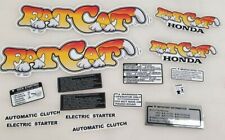 86 87 1986 1987 Honda TR200 TR 200 Fat Cat Decal Set Sticker 