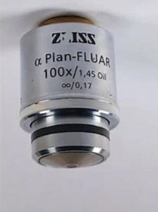 ZEISS TIRF alpha plan-FLUAR Infinity 100x/1.45 oil OBJECTIVE, RMS tread, tested. - Picture 1 of 5