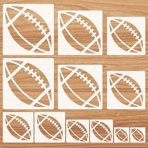 12 Stück Stencil for Painting Schablonen Wiederverwendbare Fußball Malschablonen - Bild 1 von 7