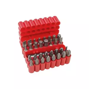 33pcs Power Bit Set Security Torque Screwdriver Belt Clip Holder Torx Pozi Hex - Picture 1 of 1