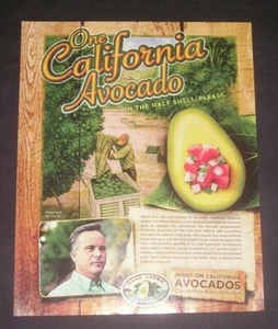 2011 California Avocados Print Ad, California Grower Alex MacLachlan Photo - Picture 1 of 2
