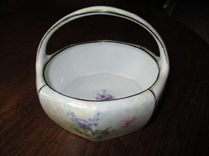 CESTA DE PORCELANA ANTQ ""RS ALEMANIA"" 1927 HP PARCIAL BRILLO 4 1/4" CON MANGO - Imagen 1 de 14