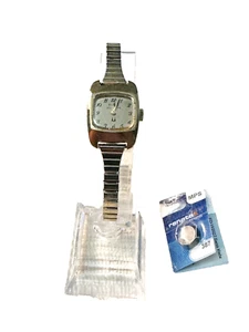 Banda dorada fina vintage BULOVA ACCUTRON, no funciona - Imagen 1 de 5