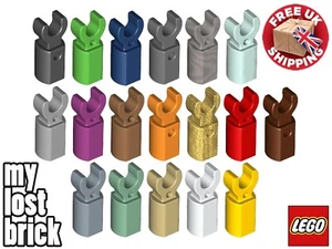 LEGO - Part 11090 - Pack of 5 x NEW LEGO Bar Holders with Clip + SELECT COLOUR - Picture 1 of 20