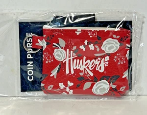 Nebraska Cornhuskers Huskers Coin Purse With ID Holder - Picture 1 of 6