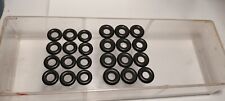 DINKY TOYS (24)12x2 TYRES, 15mm & 17mm SMOOTH BLACK, suit 50`s cars,vans, trucks