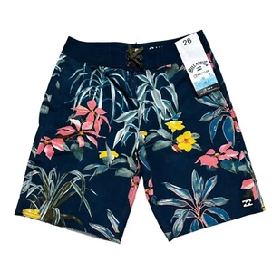 Billabong Big Boy Size 26 (L) Blue Sundays Pro Mid Recycler Board Short Swim NWT - Picture 1 of 8