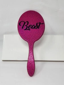 Espejo de mano ABH Alyssa Edwards Collection Beast rosa estrás RARO - Imagen 1 de 3