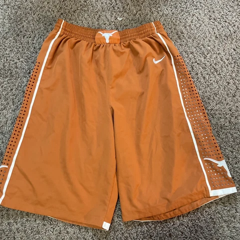 Texas Longhorns NCAA Nike Dri-Fit Men's Basketball Game Shorts Size Large Cover