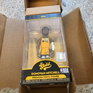 Funko Vinyl Gold 5 Inch NBA Jazz Donovan Mitchell City Edition 2021 - Picture 1 of 8