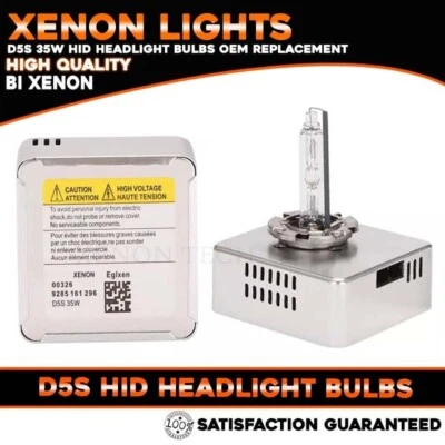 2x D5S 35W Xenon HID OEM HEADLIGHT BULB 6000K 9285410171 9285409171 Bright WHITE - Image 1 of 4