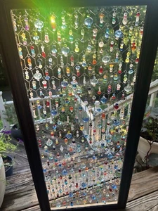 Garden Sun Catcher- Outdoor Decor- Unique Gift- Boho- Yard Art- Crystal/Glass - Picture 1 of 11