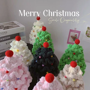 🎄Yarn Woolen Christmas Tree Holiday Decoration Xmas Tree Display Christmas Gift - Picture 1 of 3