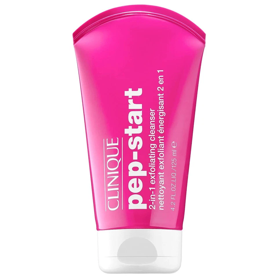 Clinique Pep-Start 2-in-1 Exfoliating Cleanser 4.2 oz/125 ml Full Size Rare NEW - Image 1 of 1
