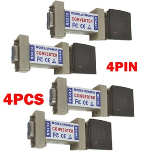 4x 4Pin RS232 to RS485 Communication Data Converter Adapter & Terminal Board - Picture 1 of 18
