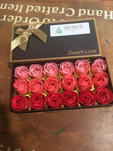 5 BOXES---SWEET LOVE ROSE SOAP PETALS (90 TOTAL PCS) NEW IN BOX - Picture 1 of 1