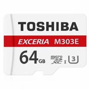 64GB high durability microSDXC card micro SD TOSHIBA Toshiba EXCERIA M303E CLASS - Picture 1 of 2