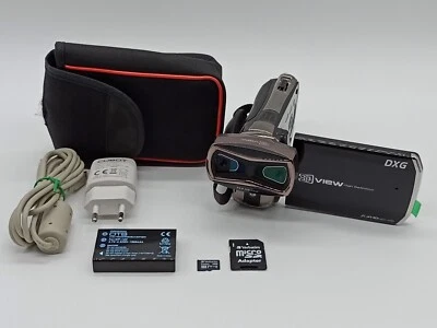DVX5F9 DXG 3D Video Camcorder FullHD STEREO, in OVP, Test ok, Chip wie LG IC 330 - Bild 1 von 4