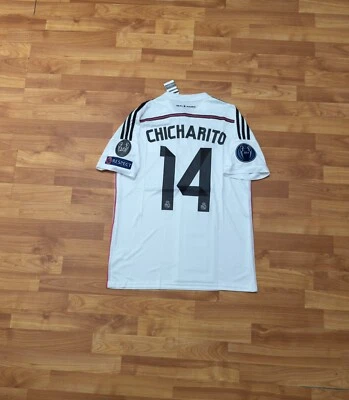 Chicharito #14 Madrid 2014 Home Soccer Jersey  Size Medium  - Image 1 of 3