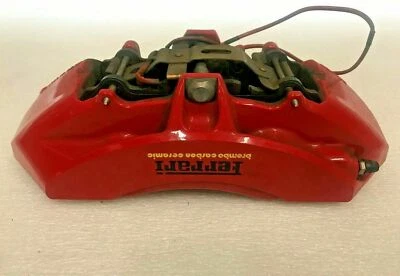 PINZA FRENO DERECHA PASAJERO FERRARI 458 ITALIA SPIDER CON PASTILLAS ROJO OEM 261771 Foto 1 de 4