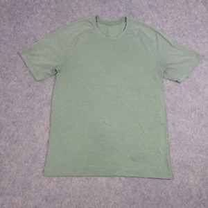 Lululemon Shirt Medium Green Tech Movement Is Medicine Activewear - Picture 1 of 9