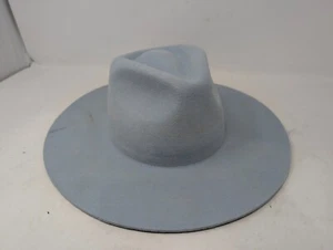 Ecuadorian Cowboy Hat Light Blue 100% Wool Hand Made Size 58 Bartolome - Picture 1 of 11