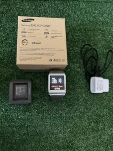 Samsung Galaxy Gear SM-V700 Smartwatch 41mm Stainless Steel with Horn Camera - Picture 1 of 8