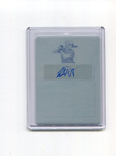 2021 Leaf Perfect Game Cyan Printing Plate Autographs Ross Highfill Auto 1/1