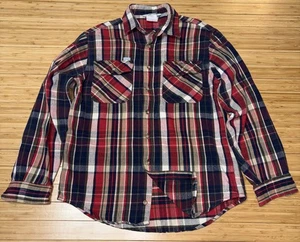 Vintage Carhartt Flanellhemd Herren M kariert Made in USA Rugged Wear 90s Arbeit - Bild 1 von 8