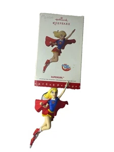 Used 2016 SuperGirl Hallmark Keepsake Ornament DC Comics DC Super Hero Girls. - Picture 1 of 8